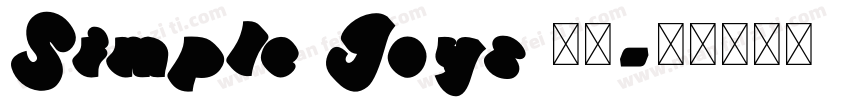 Simple Joys 字体字体转换